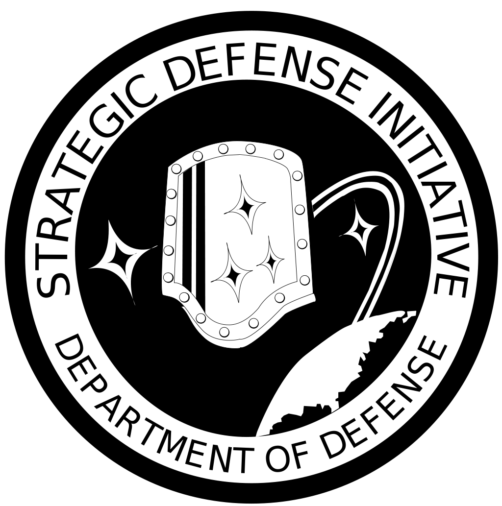 Эмблема Организации Стратегической оборонной инициативы. 1984-1993 годы. 
